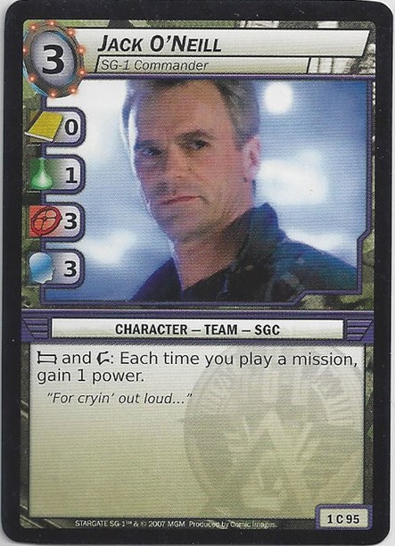 Jack ONeill, SG-1 Commander